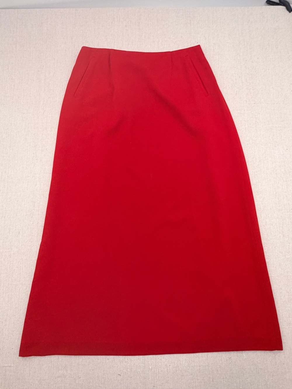 Harve Benard Red Maxi Skirt - Sleek High-Waist Style - Picture 2 of 5